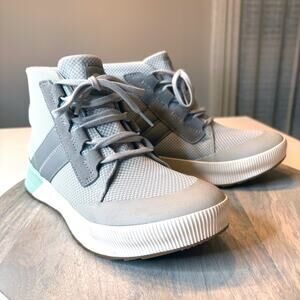 Sorel Out N About III Waterproof Sneakers Women’s 10 Gray Mid Top NL4861-009